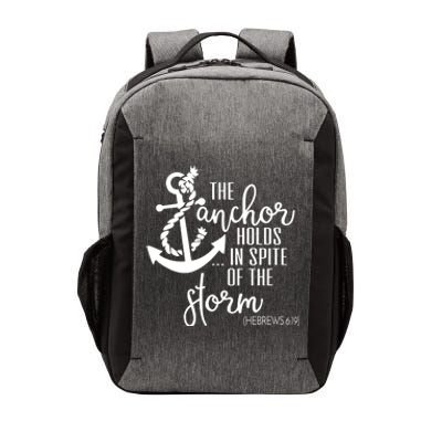 The Anchor Holds In Spite Of The Storm Vector Backpack