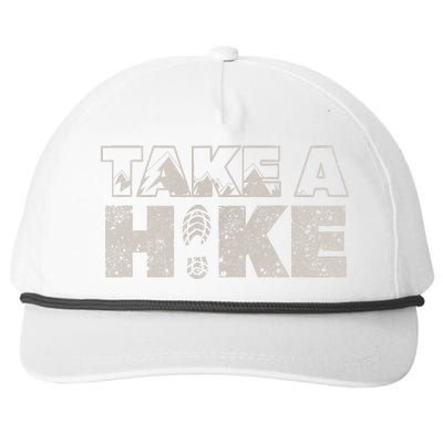 Take A Hike Vintage Outdoor Mountain Hiking Snapback Five-Panel Rope Hat