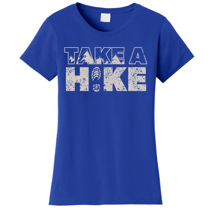 Take A Hike Vintage Outdoor Mountain Hiking Women's T-Shirt