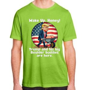 Trump An His Big Boulder Buddies Funny Donald Trump 2024 Adult ChromaSoft Performance T-Shirt