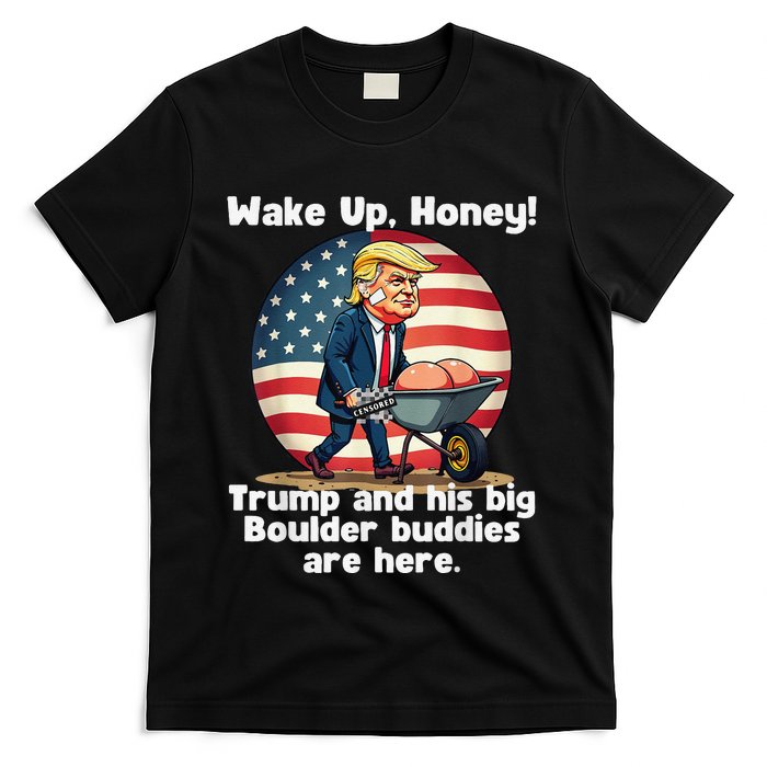 Trump An His Big Boulder Buddies Funny Donald Trump 2024 T-Shirt