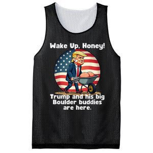 Trump An His Big Boulder Buddies Funny Donald Trump 2024 Mesh Reversible Basketball Jersey Tank