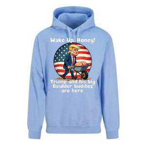 Trump An His Big Boulder Buddies Funny Donald Trump 2024 Unisex Surf Hoodie