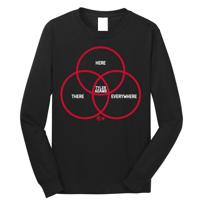 Tyler Adams Here, There, Everywhere USA Soccer Long Sleeve Shirt