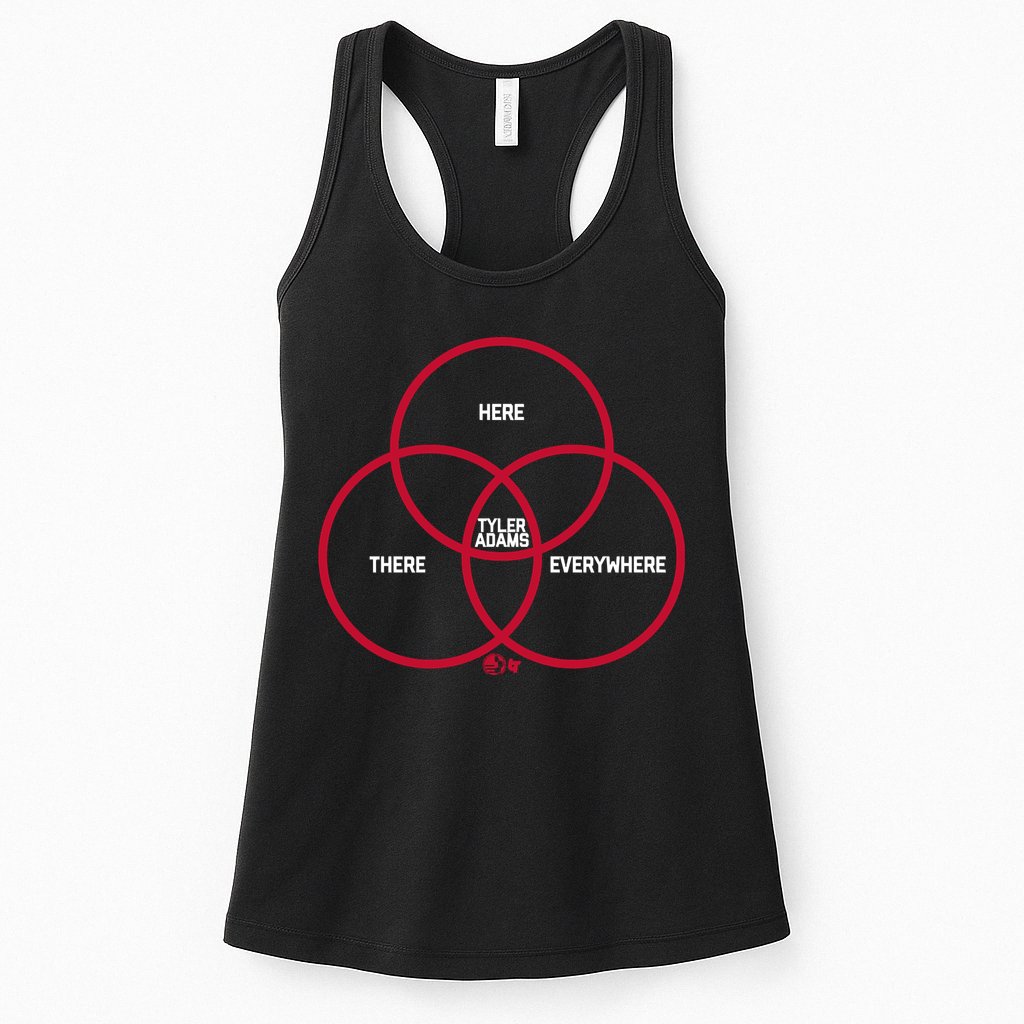 Tyler Adams Here, There, Everywhere USA Soccer Womens Tank Top