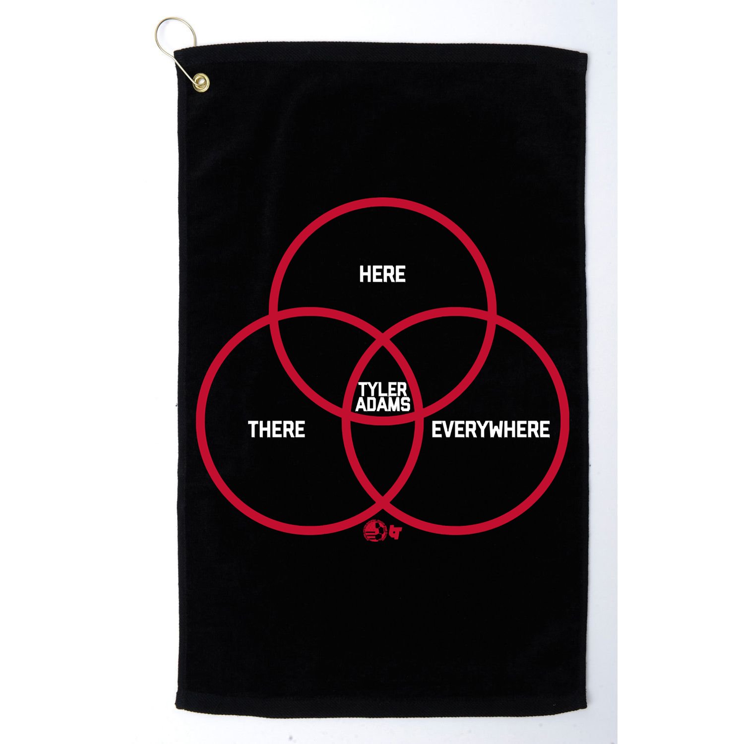 Tyler Adams Here, There, Everywhere USA Soccer Golf Towel