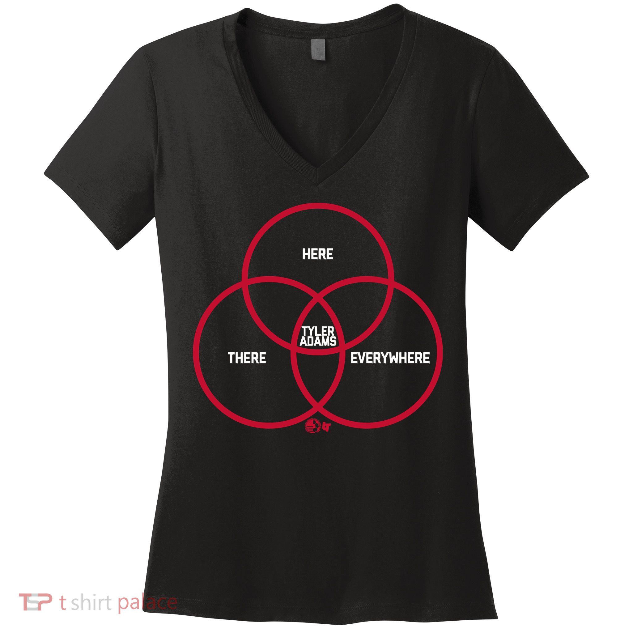 Tyler Adams Here, There, Everywhere USA Soccer Women's V-Neck T-Shirt