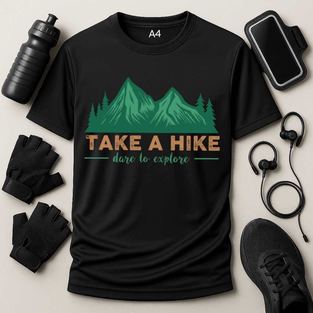 Take A Hike Funny Gift Mountain Adventure Camping Outdoor Retro Gift Cooling Performance Crew T-Shirt