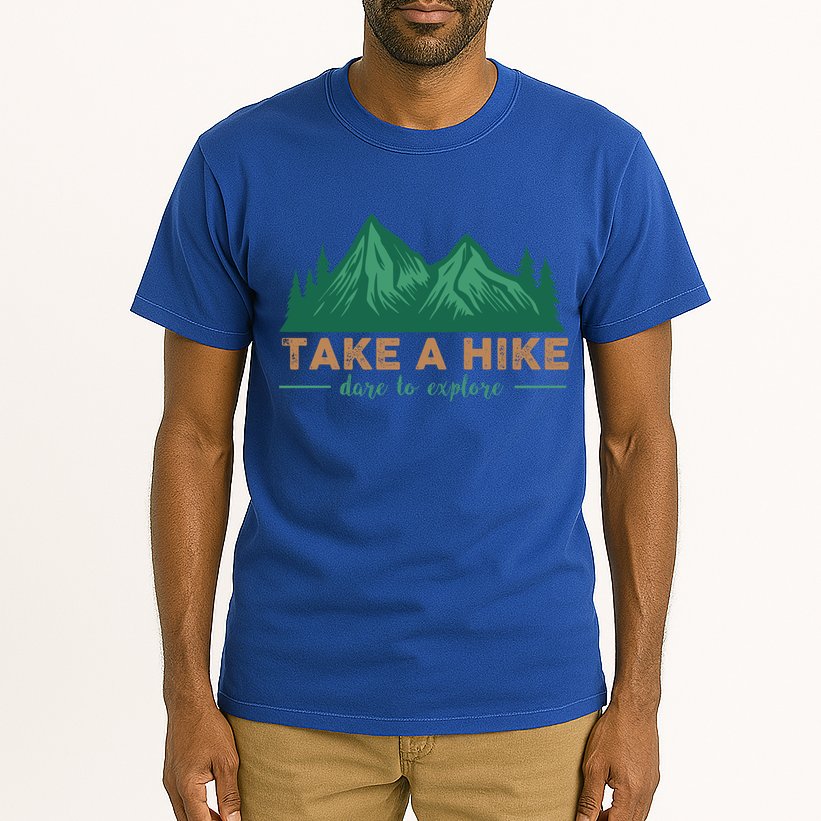 Take A Hike Funny Gift Mountain Adventure Camping Outdoor Retro Gift Tall T-Shirt