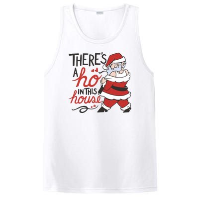 There's A Ho In This House Funny Santa PosiCharge Competitor Tank