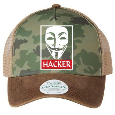 The Anonymous Hacker New Design Legacy Tie Dye Trucker Hat