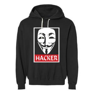 The Anonymous Hacker New Design Garment-Dyed Fleece Hoodie