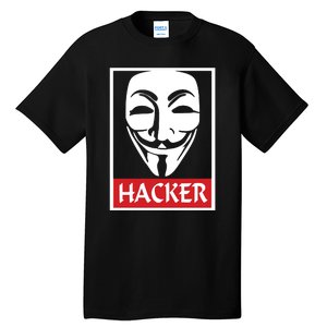 The Anonymous Hacker New Design Tall T-Shirt