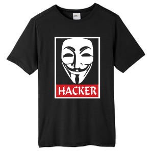 The Anonymous Hacker New Design Tall Fusion ChromaSoft Performance T-Shirt