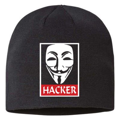 The Anonymous Hacker New Design Sustainable Beanie