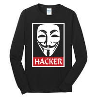 The Anonymous Hacker New Design Tall Long Sleeve T-Shirt