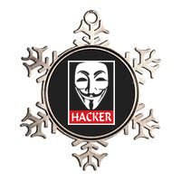 The Anonymous Hacker New Design Metallic Star Ornament