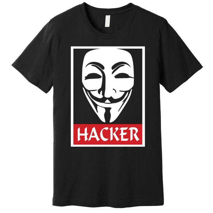 The Anonymous Hacker New Design Premium T-Shirt