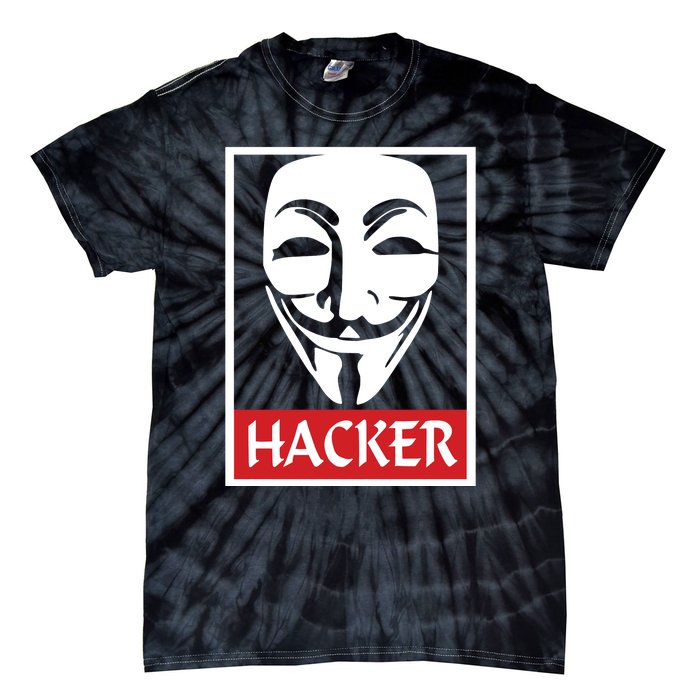 The Anonymous Hacker New Design Tie-Dye T-Shirt