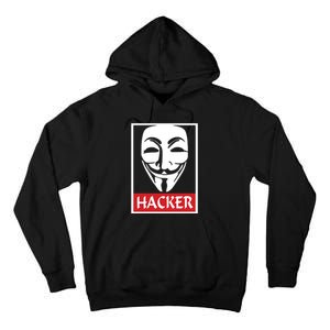 The Anonymous Hacker New Design Tall Hoodie