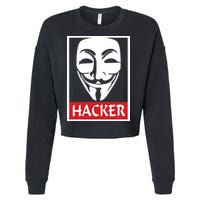 The Anonymous Hacker New Design Cropped Pullover Crew