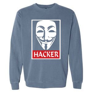 The Anonymous Hacker New Design Garment-Dyed Sweatshirt