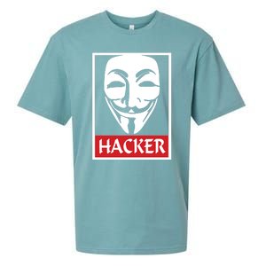 The Anonymous Hacker New Design Sueded Cloud Jersey T-Shirt