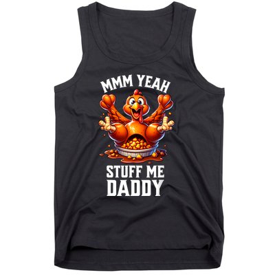 Thanksgiving Adult Humor Tacky Dirty Turkey Funny Tank Top