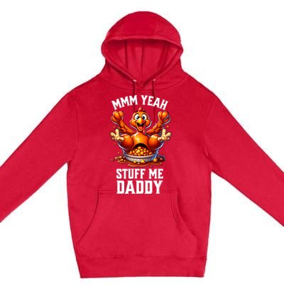 Thanksgiving Adult Humor Tacky Dirty Turkey Funny Premium Pullover Hoodie