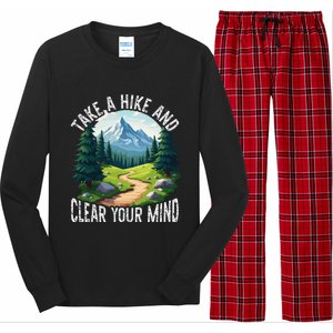 Take A Hike Clear Your Mind Refresh Your Soul Nature Lover Long Sleeve Pajama Set