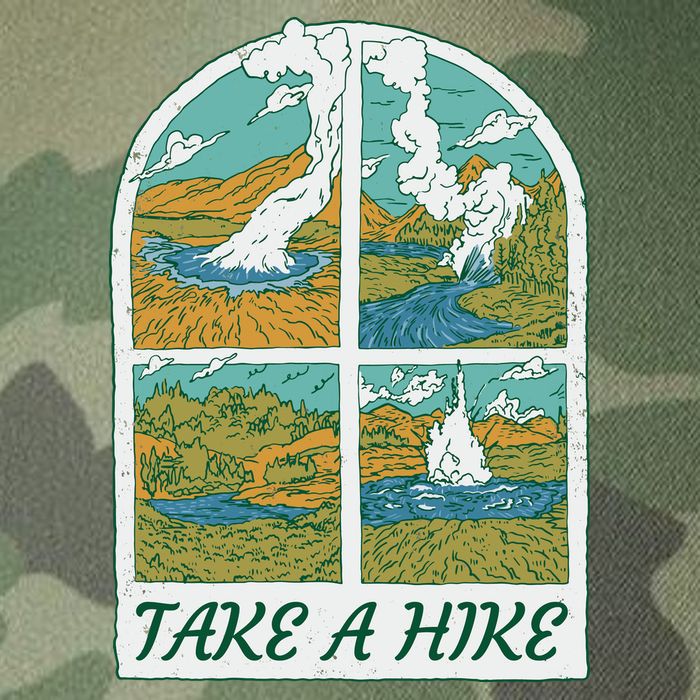 Take A Hike Legacy Tie Dye Trucker Hat