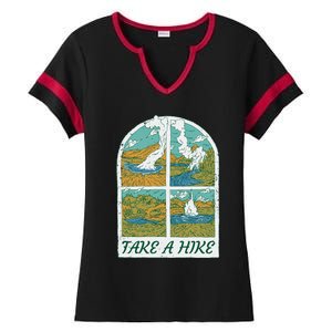 Take A Hike Ladies Halftime Notch Neck Tee