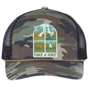 Take A Hike Retro Rope Trucker Hat Cap