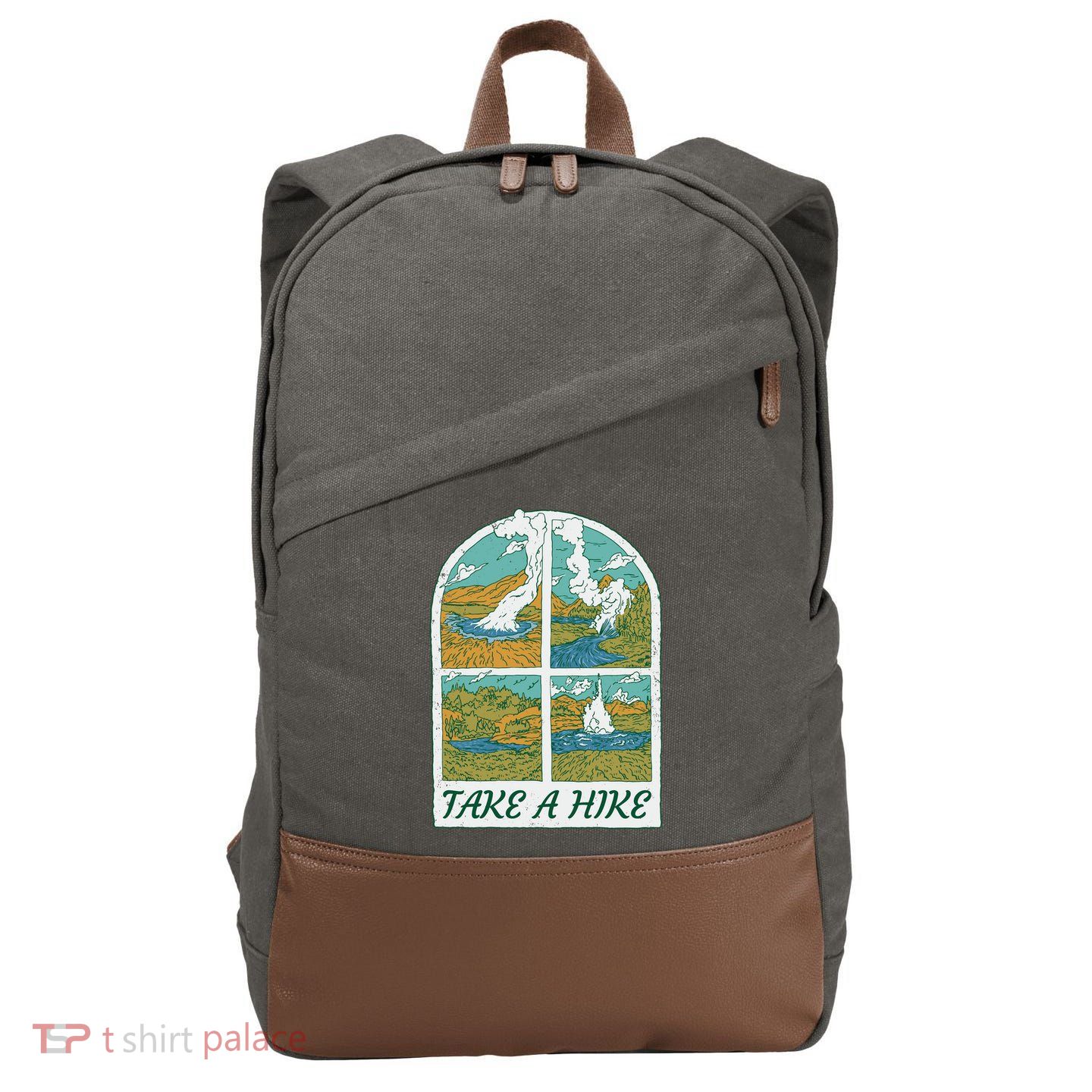 Take A Hike Cotton Canvas Backpack