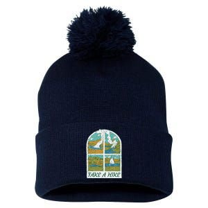 Take A Hike Pom Pom 12in Knit Beanie