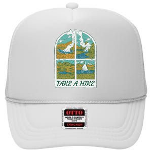 Take A Hike High Crown Mesh Back Trucker Hat