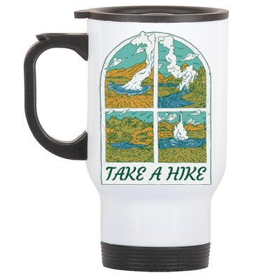 Take A Hike Stainless Steel Travel Mug