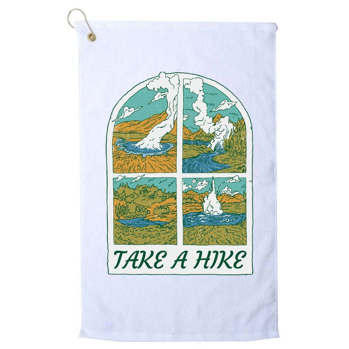 Take A Hike Golf Towel