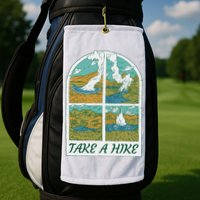 Take A Hike Golf Towel