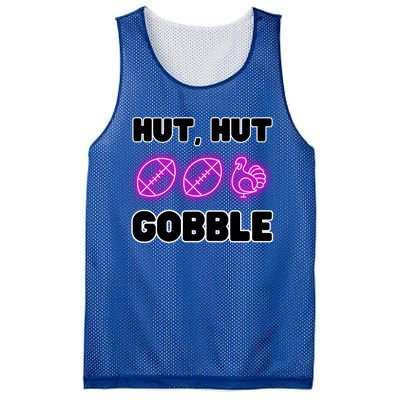 Thanksgiving Autumn Hut Hut Gobble Turkey Football Funny Gift Mesh Reversible Basketball Jersey Tank