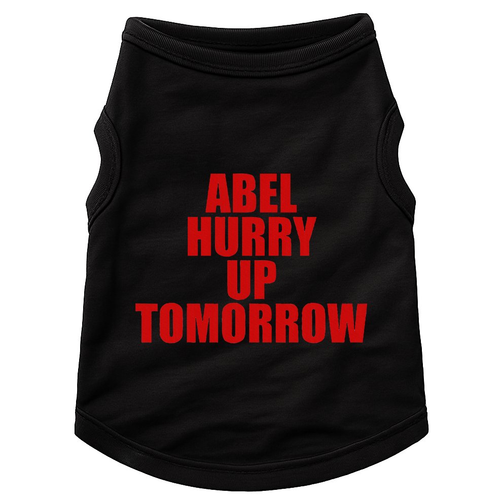 Trend Abel Hurry Up Tomorrow Fan Doggie Tank