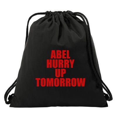 Trend Abel Hurry Up Tomorrow Fan Drawstring Bag