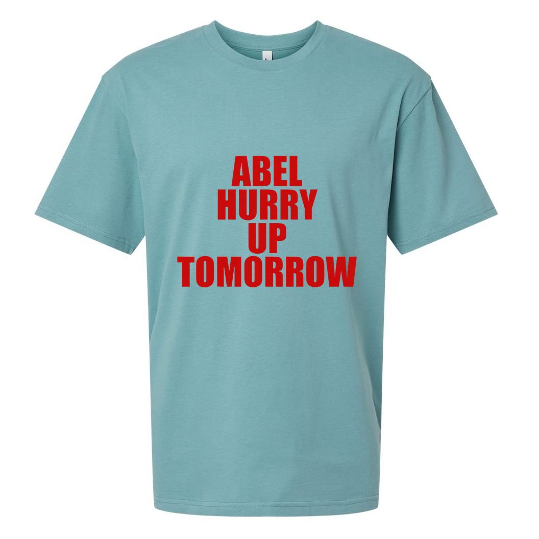 Trend Abel Hurry Up Tomorrow Fan Sueded Cloud Jersey T-Shirt