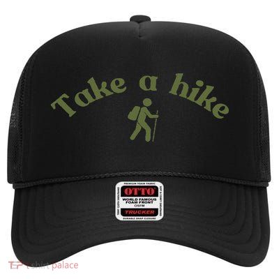 Take A Hike High Crown Mesh Back Trucker Hat