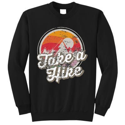 Take A Hike Retro Vintage Outdoor Hiking Sweatshirt