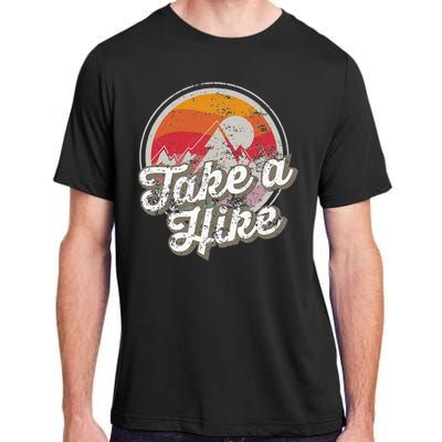 Take A Hike Retro Vintage Outdoor Hiking Adult ChromaSoft Performance T-Shirt