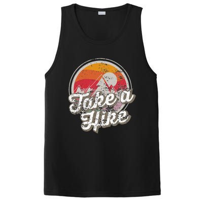 Take A Hike Retro Vintage Outdoor Hiking PosiCharge Competitor Tank