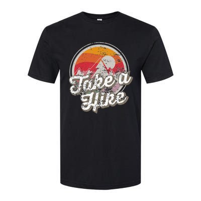 Take A Hike Retro Vintage Outdoor Hiking Softstyle CVC T-Shirt