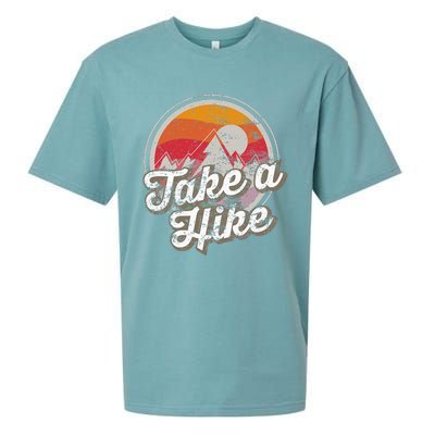 Take A Hike Retro Vintage Outdoor Hiking Sueded Cloud Jersey T-Shirt