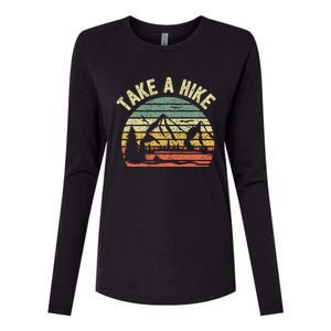 Take A Hike Outdoors Camping Nature Hiking Womens Cotton Relaxed Long Sleeve T-Shirt